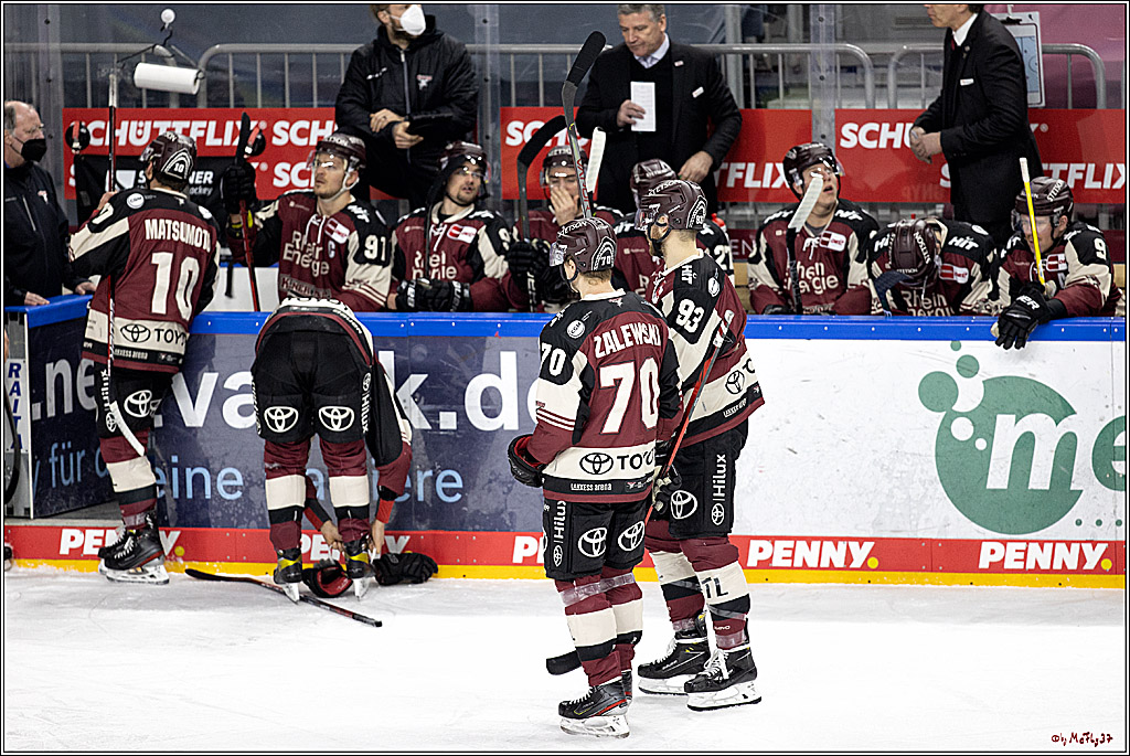 PENNY DEL;  Koelner Haie - EHC Red Bull Muenchen; Koeln, 31.03.2021